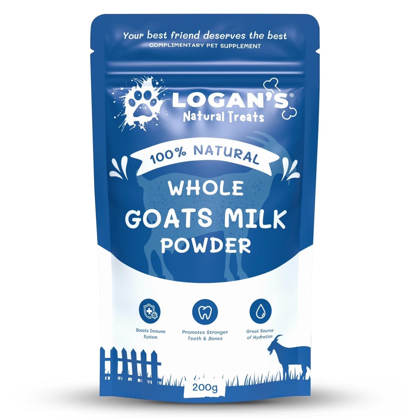 Whole Goat's Milk Powder PAW COVE