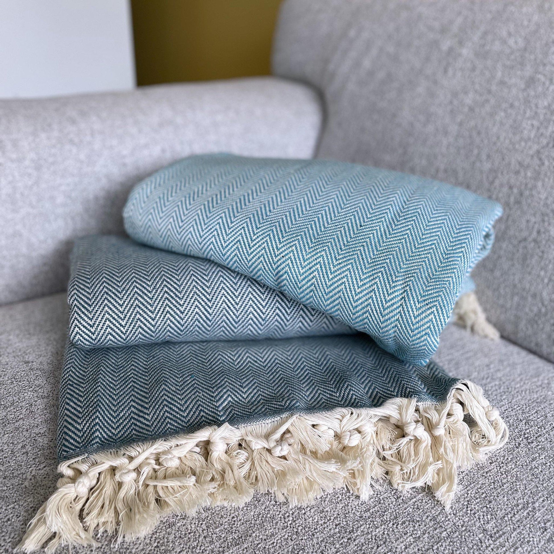 Herringbone Throw Blanket Madeathand.nl
